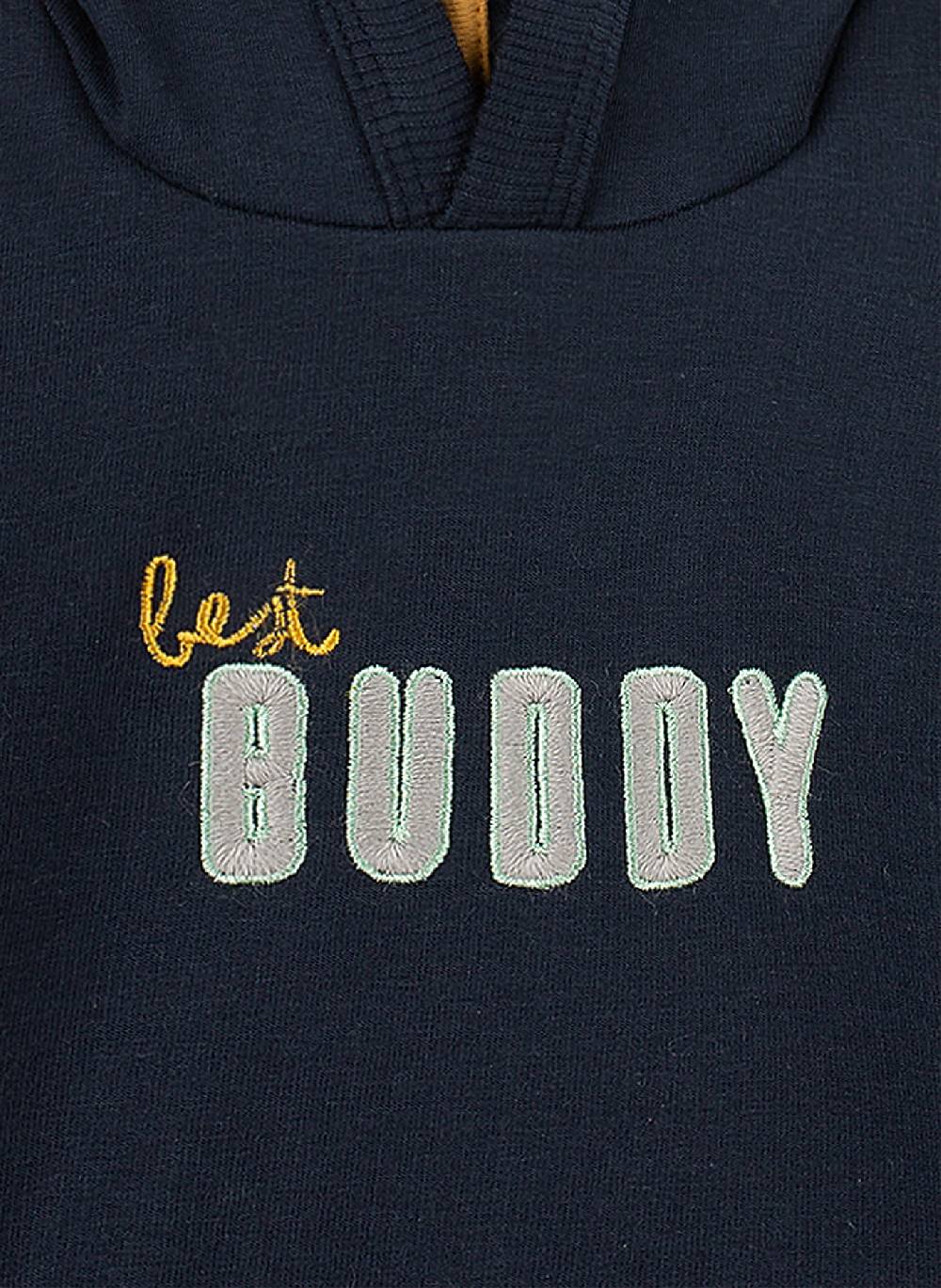 Sanetta Jungen-Sweatshirt Dunkelblau Best Buddies