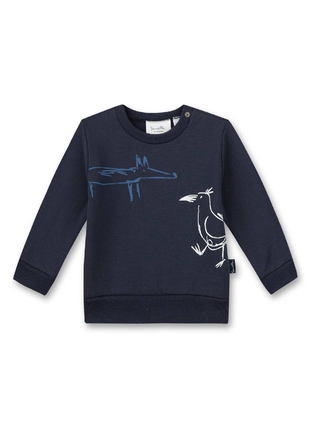 Sanetta Jungen-Sweatshirt Dunkelblau