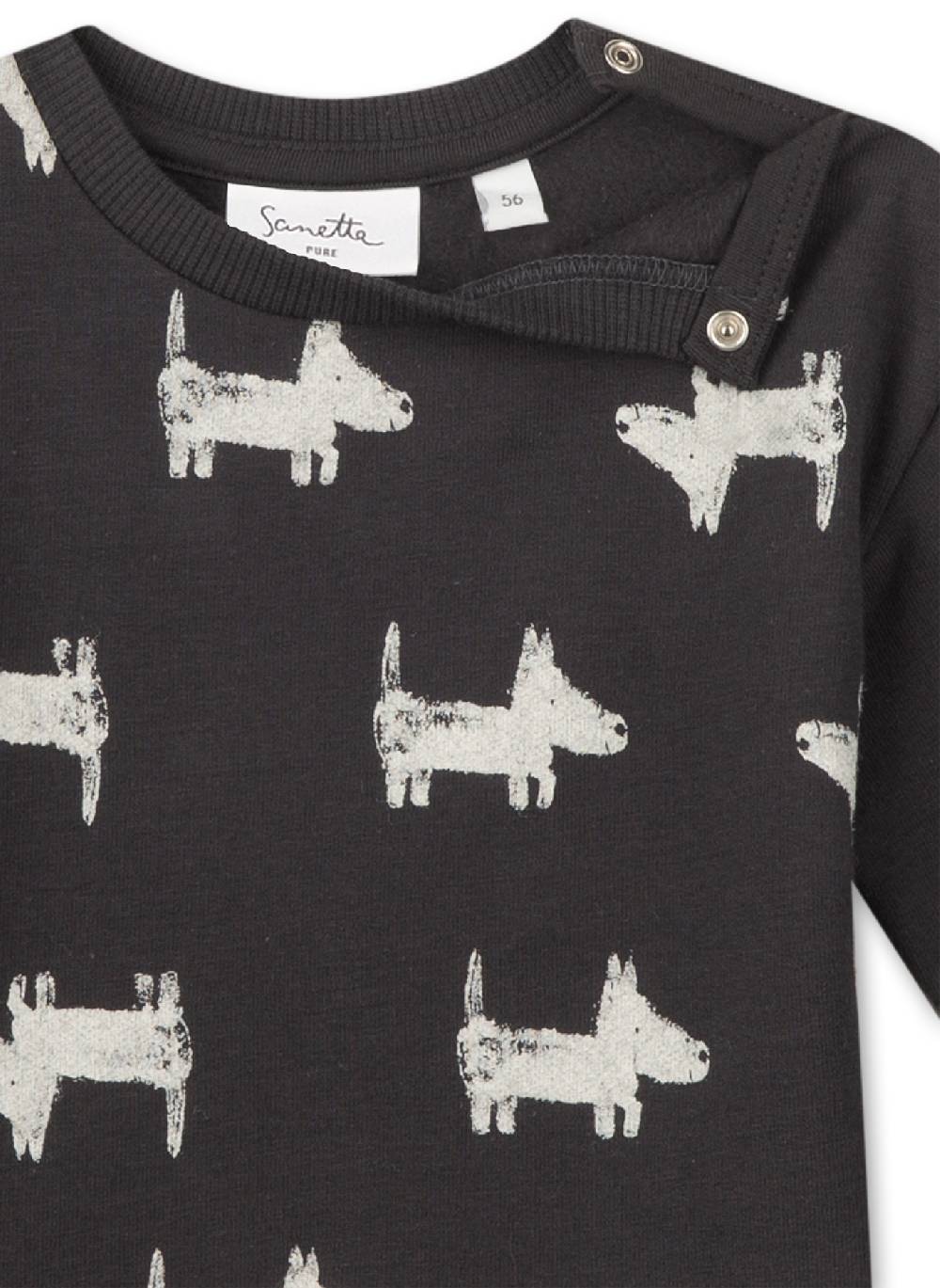 Sanetta Jungen-Sweatshirt Dunkelgrau