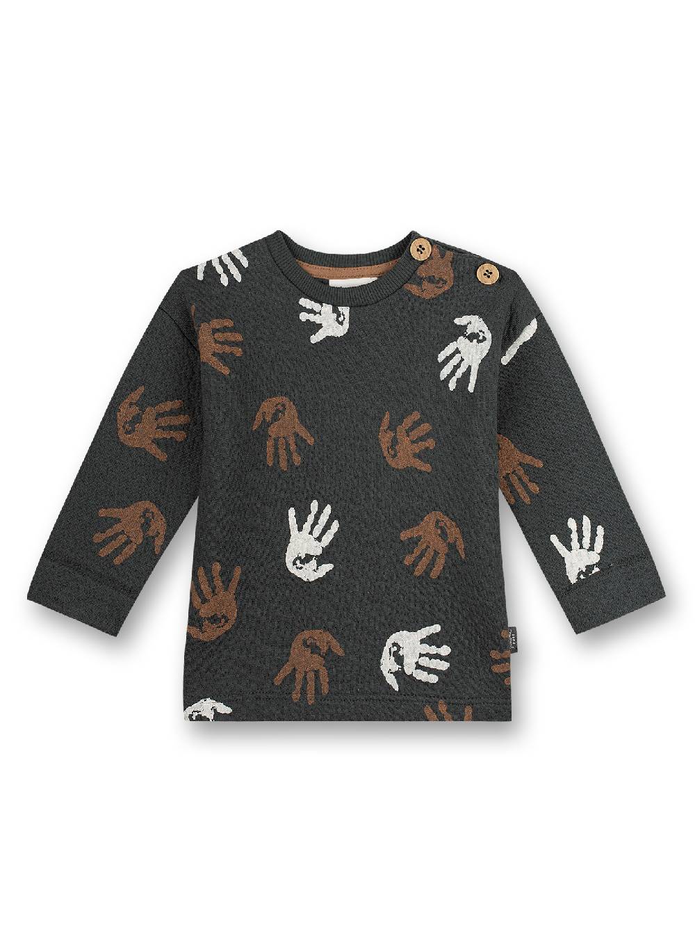 Sanetta Jungen-Sweatshirt Dunkelgrün