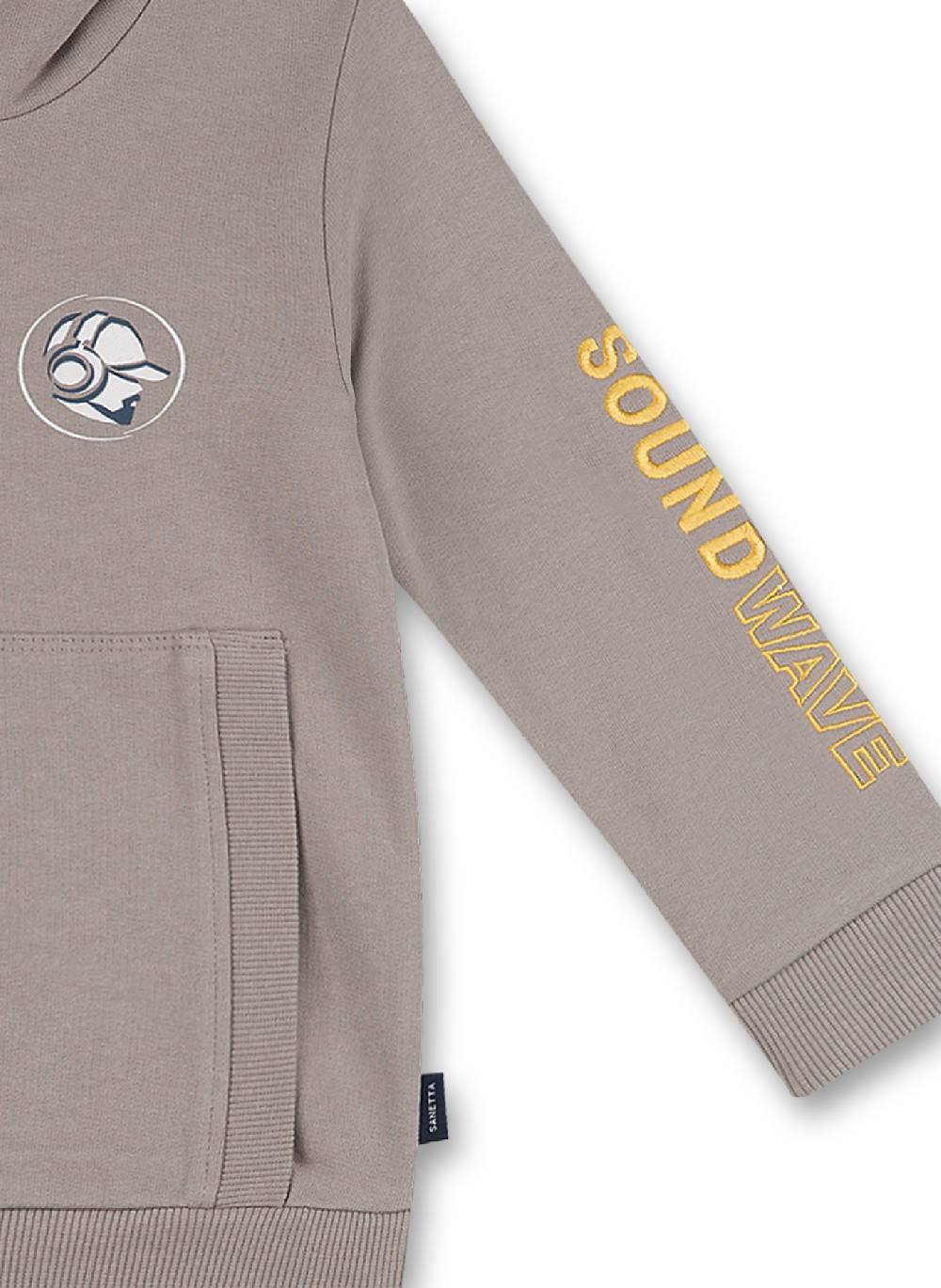 Sanetta Jungen-Sweatshirt Grau Music