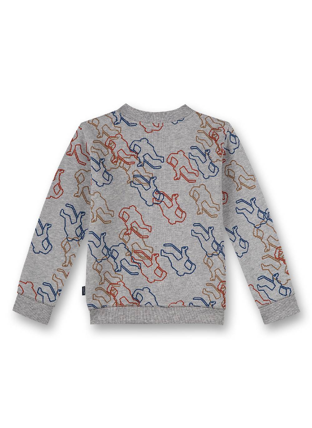 Sanetta Jungen-Sweatshirt Graumelange Ice Hockey