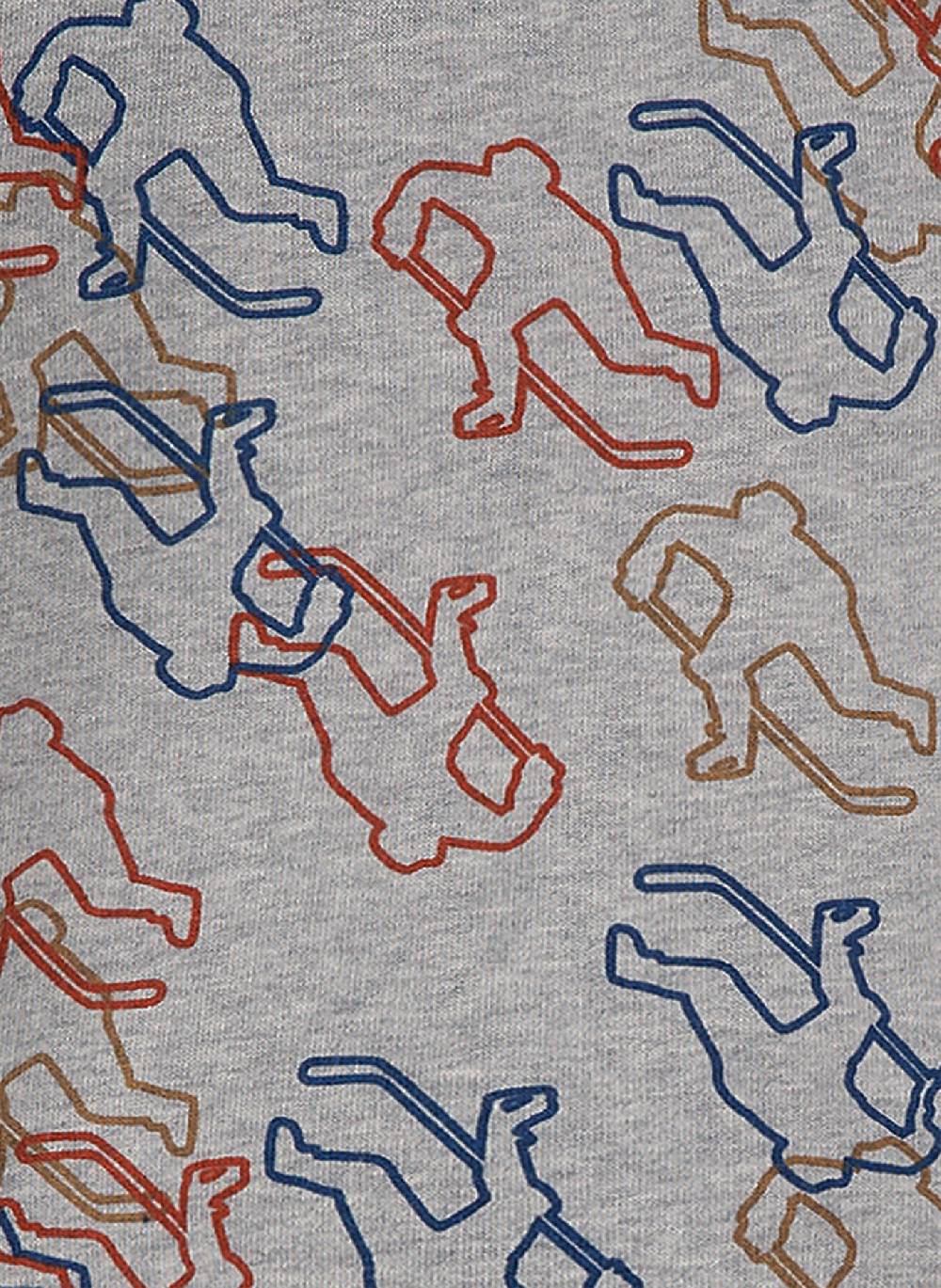 Sanetta Jungen-Sweatshirt Graumelange Ice Hockey