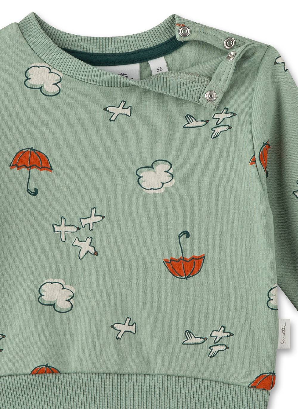 Sanetta Jungen-Sweatshirt Grün