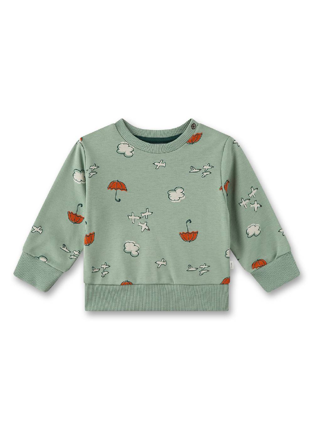 Sanetta Jungen-Sweatshirt Grün