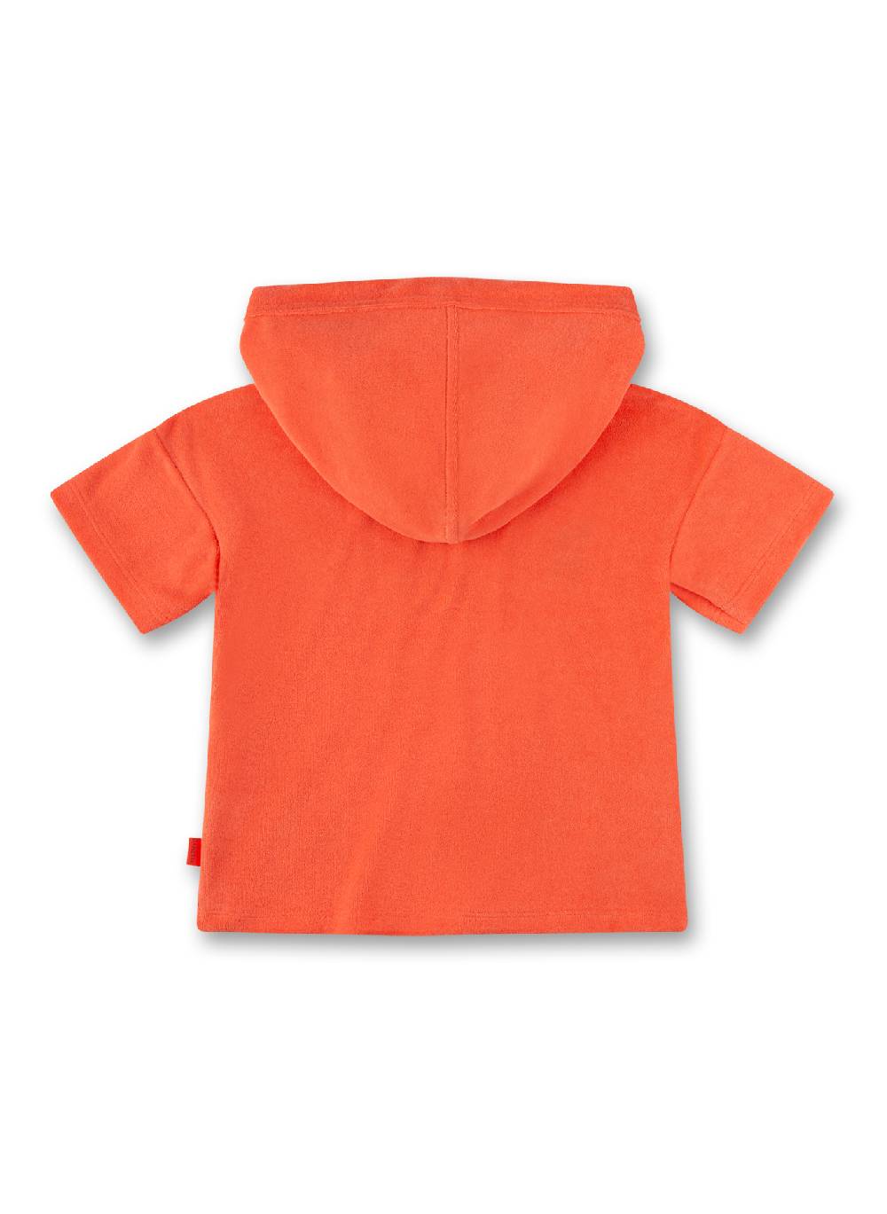 Sanetta Jungen-Sweatshirt Kurzarm Mit Kapuze Rot