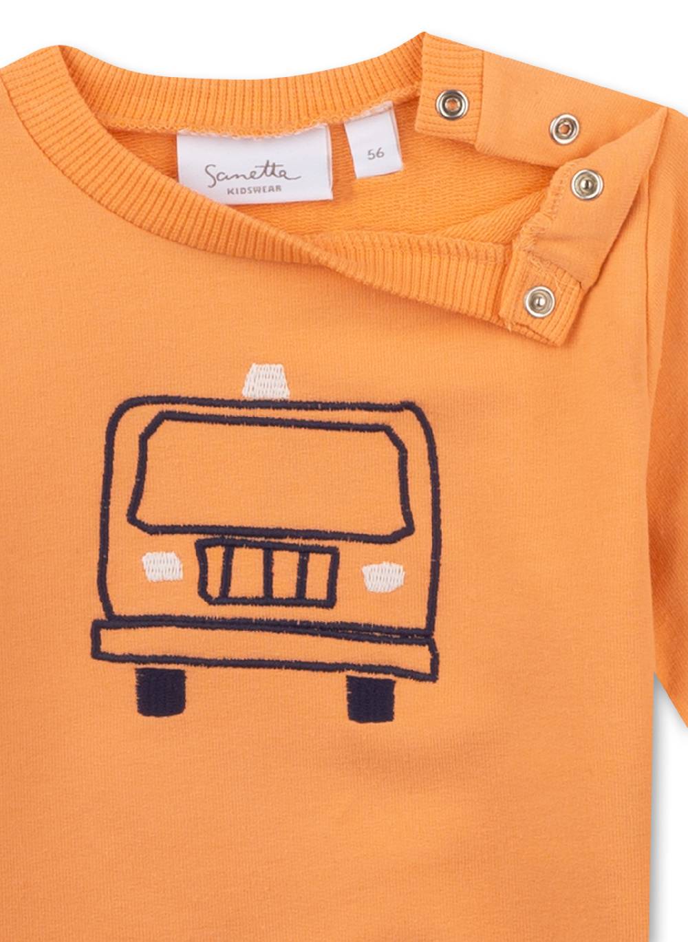 Sanetta Jungen-Sweatshirt Orange