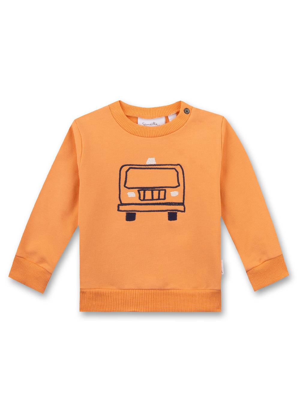 Sanetta Jungen-Sweatshirt Orange