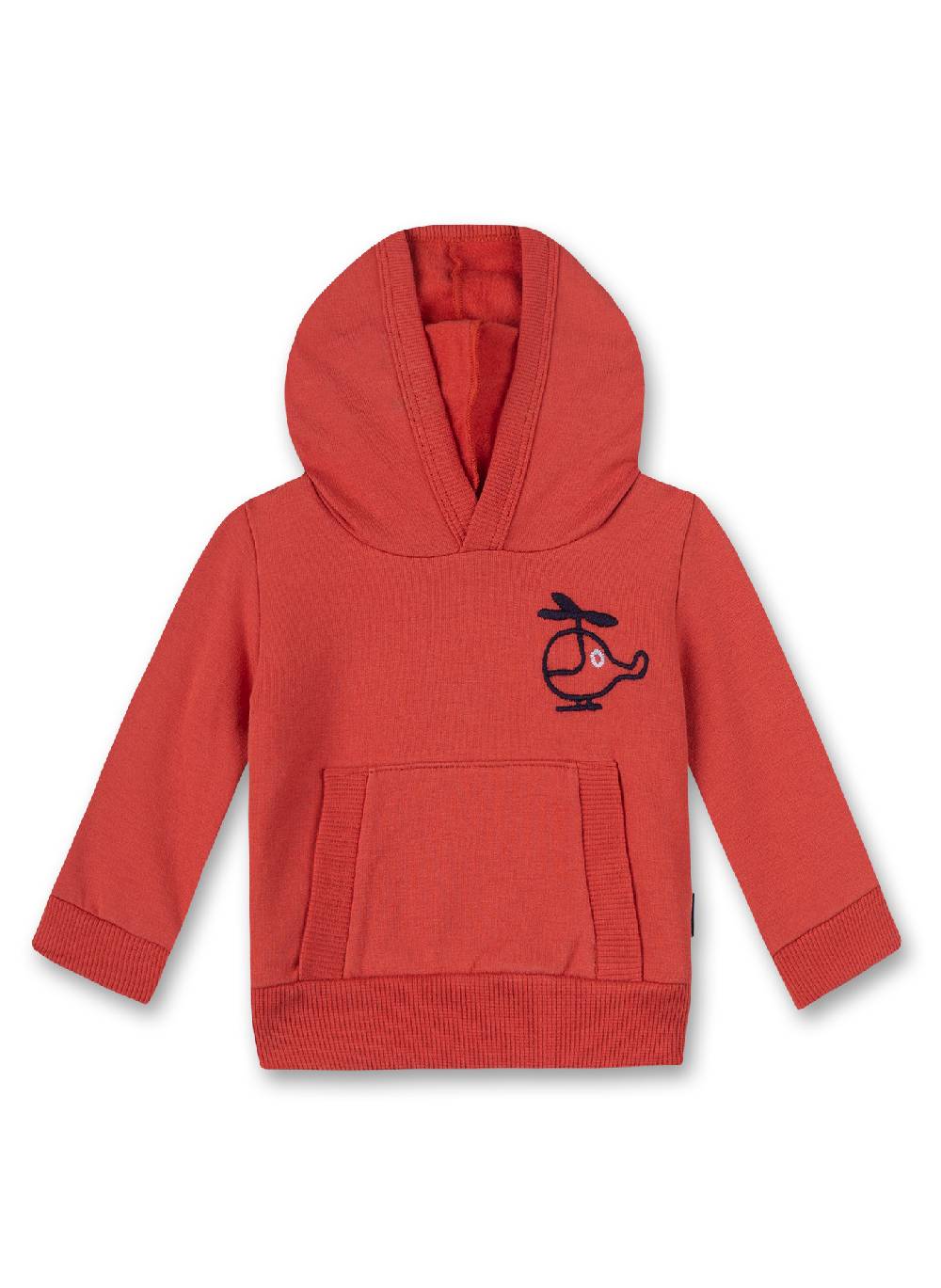 Sanetta Jungen-Sweatshirt Orange Let's fly