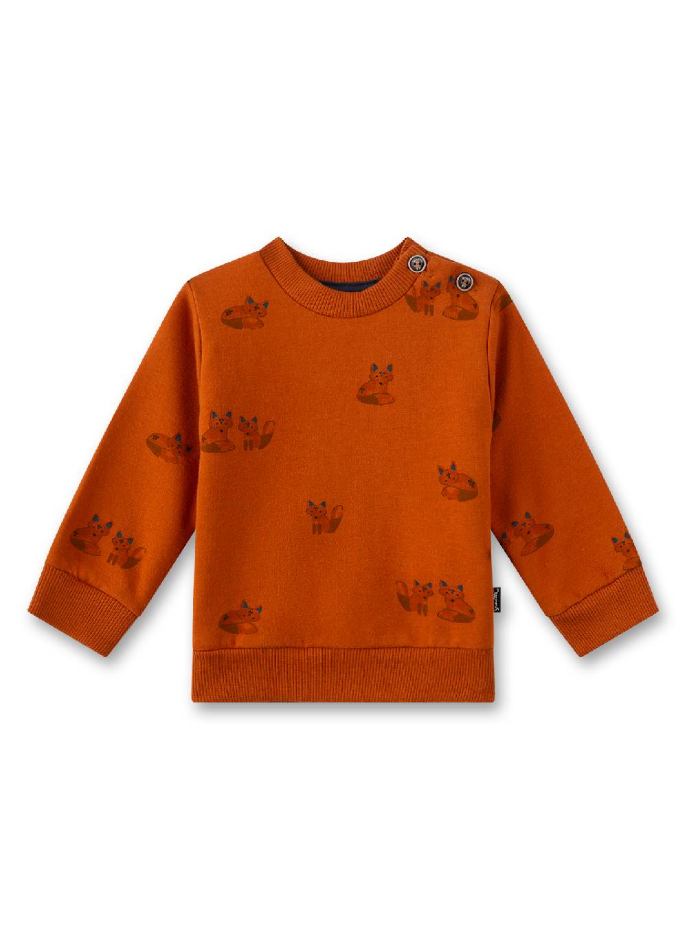 Sanetta Jungen-Sweatshirt Orange