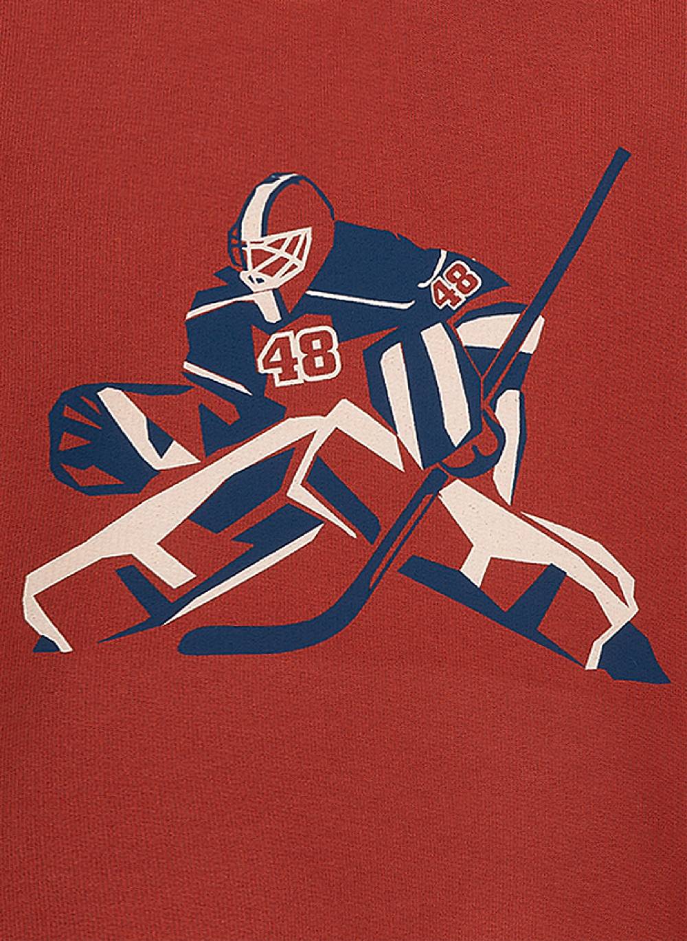 Sanetta Jungen-Sweatshirt Rot Ice Hockey