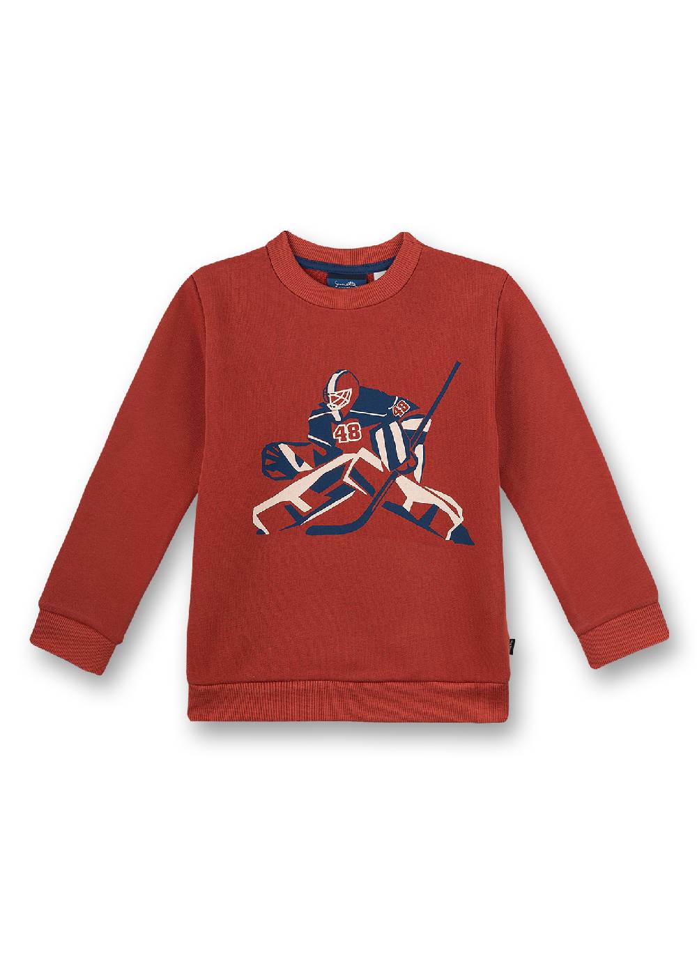 Sanetta Jungen-Sweatshirt Rot Ice Hockey