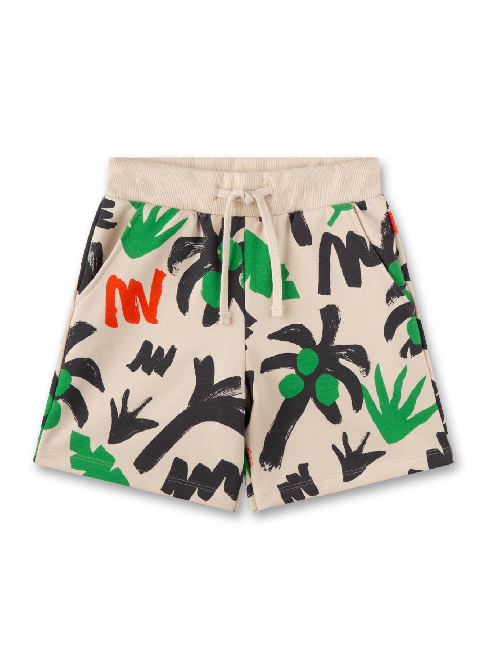 Sanetta Jungen-Sweatshorts Beige