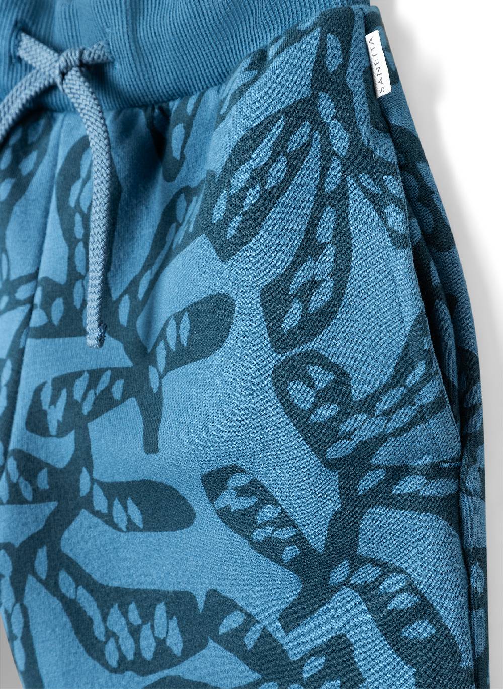 Sanetta Jungen-Sweatshorts Blau