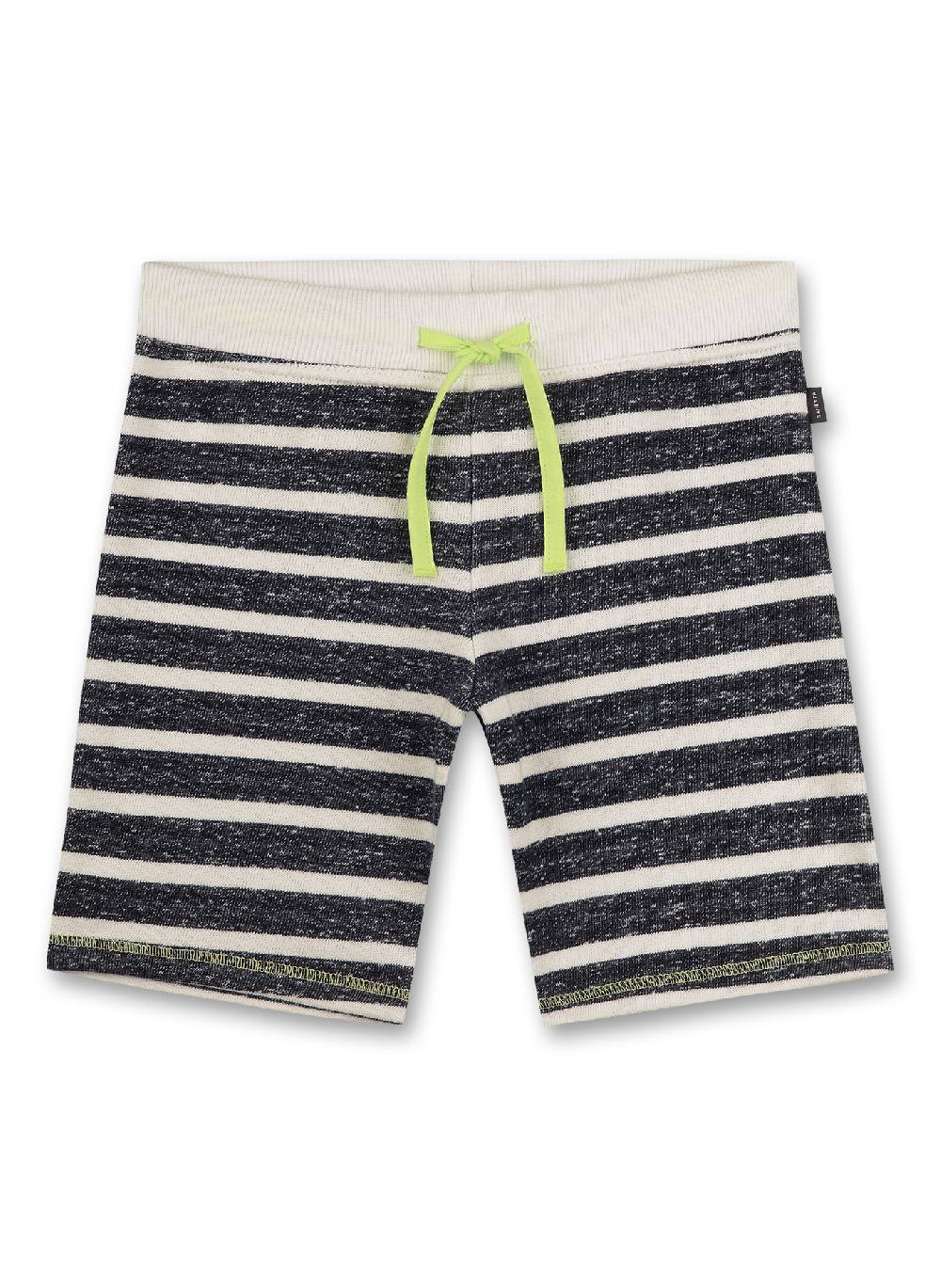 Sanetta Jungen-Sweatshorts Dunkelgrau Ringel Skate