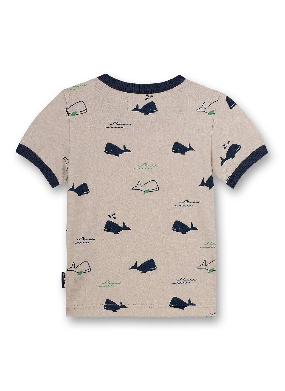 Sanetta Jungen T-Shirt Beige Little Whale