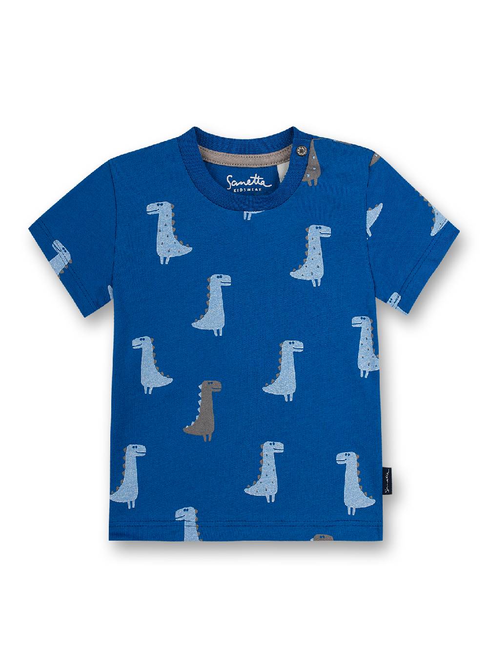 Sanetta Jungen T-Shirt Blau Dino