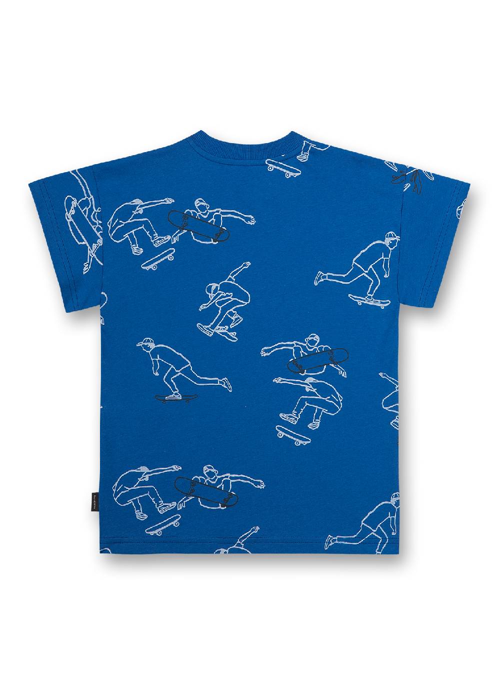 Sanetta Jungen T-Shirt Blau Skate