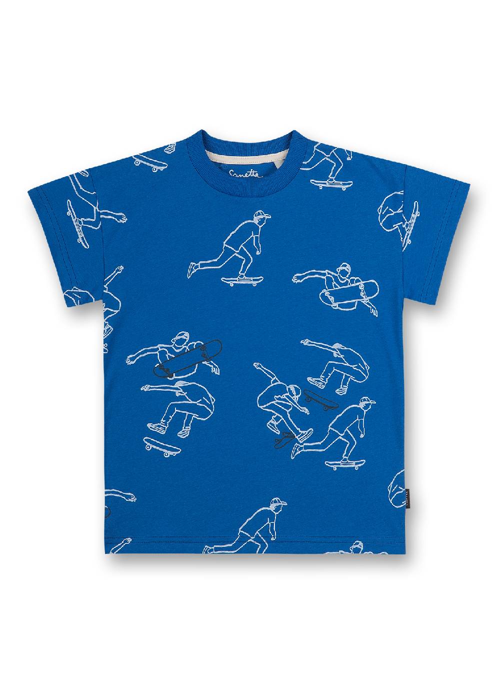 Sanetta Jungen T-Shirt Blau Skate