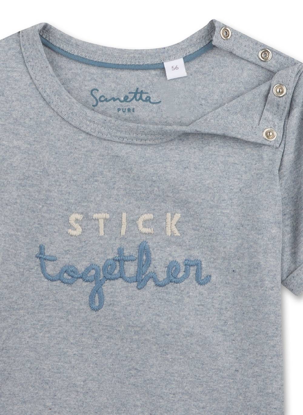 Sanetta Jungen T-Shirt Blaumelange