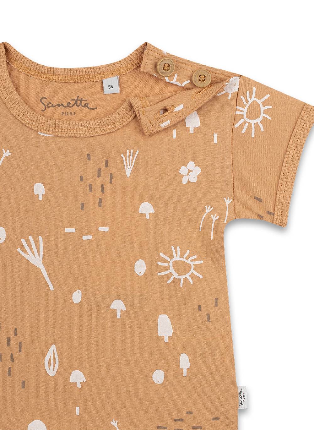 Sanetta Jungen T-Shirt Braun