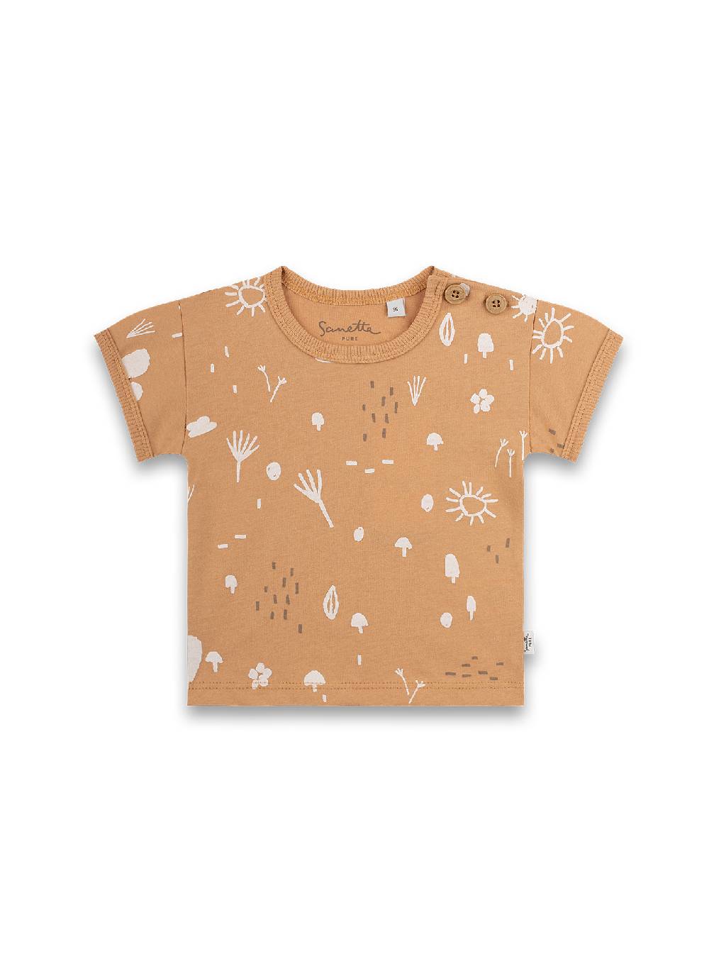 Sanetta Jungen T-Shirt Braun
