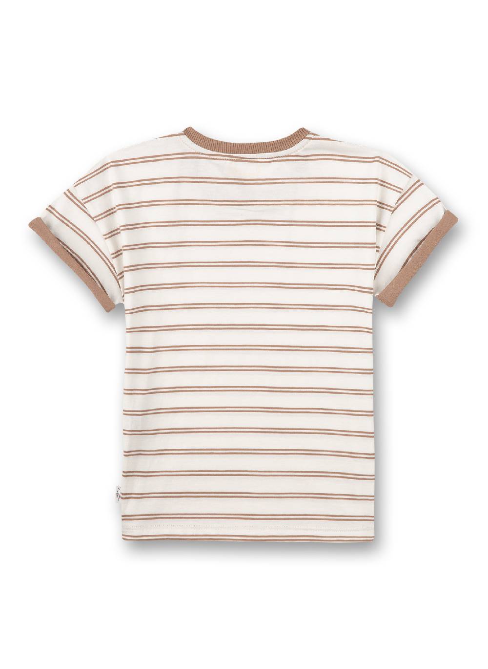 Sanetta Jungen T-Shirt Braun Ringel