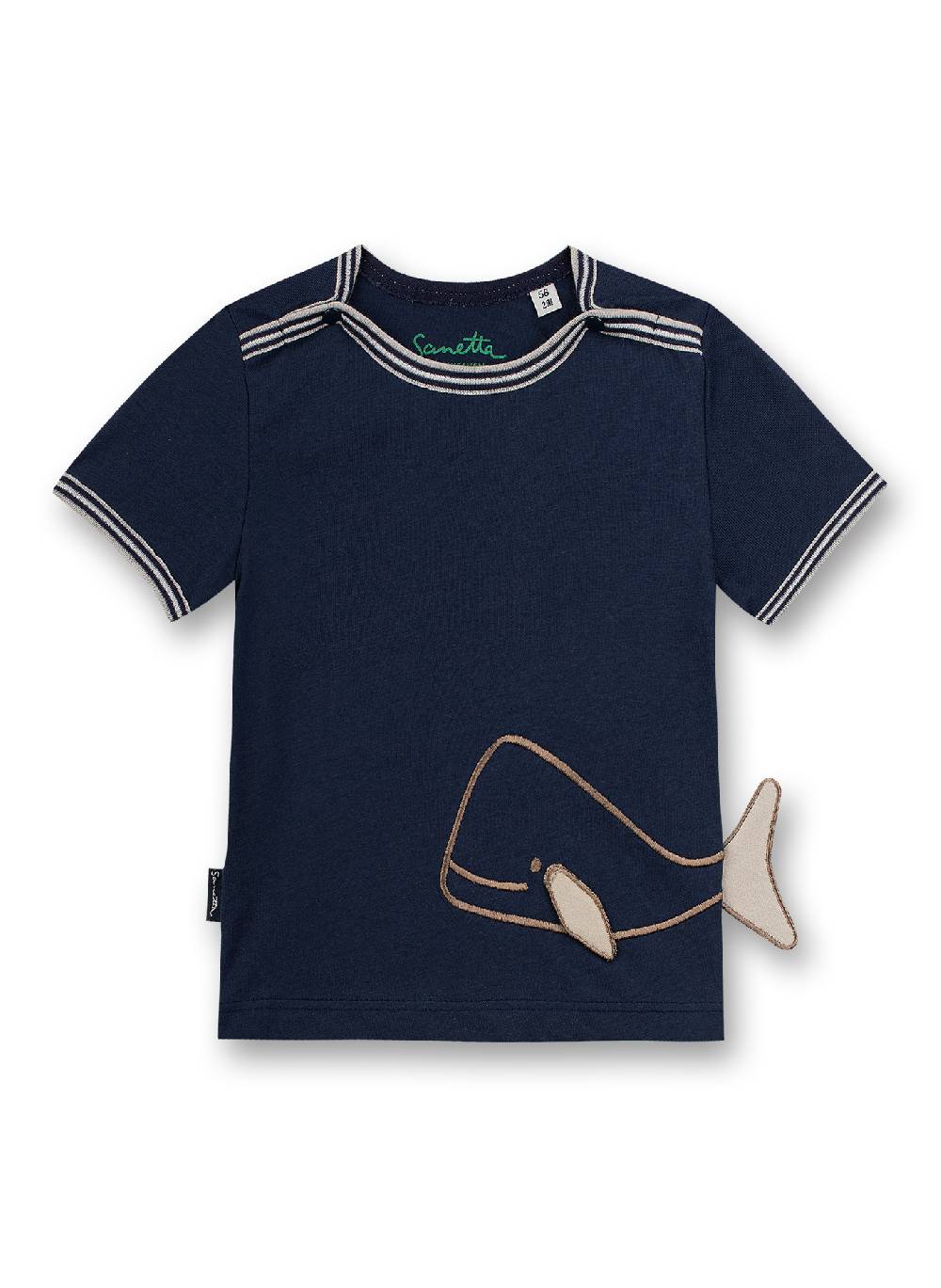 Sanetta Jungen T-Shirt Dunkelblau Little Whale