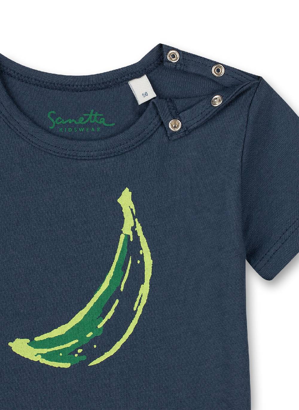 Sanetta Jungen T-Shirt Dunkelblau Monkey Funky