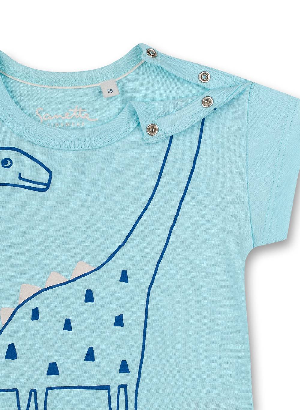 Sanetta Jungen T-Shirt Hellblau Dino