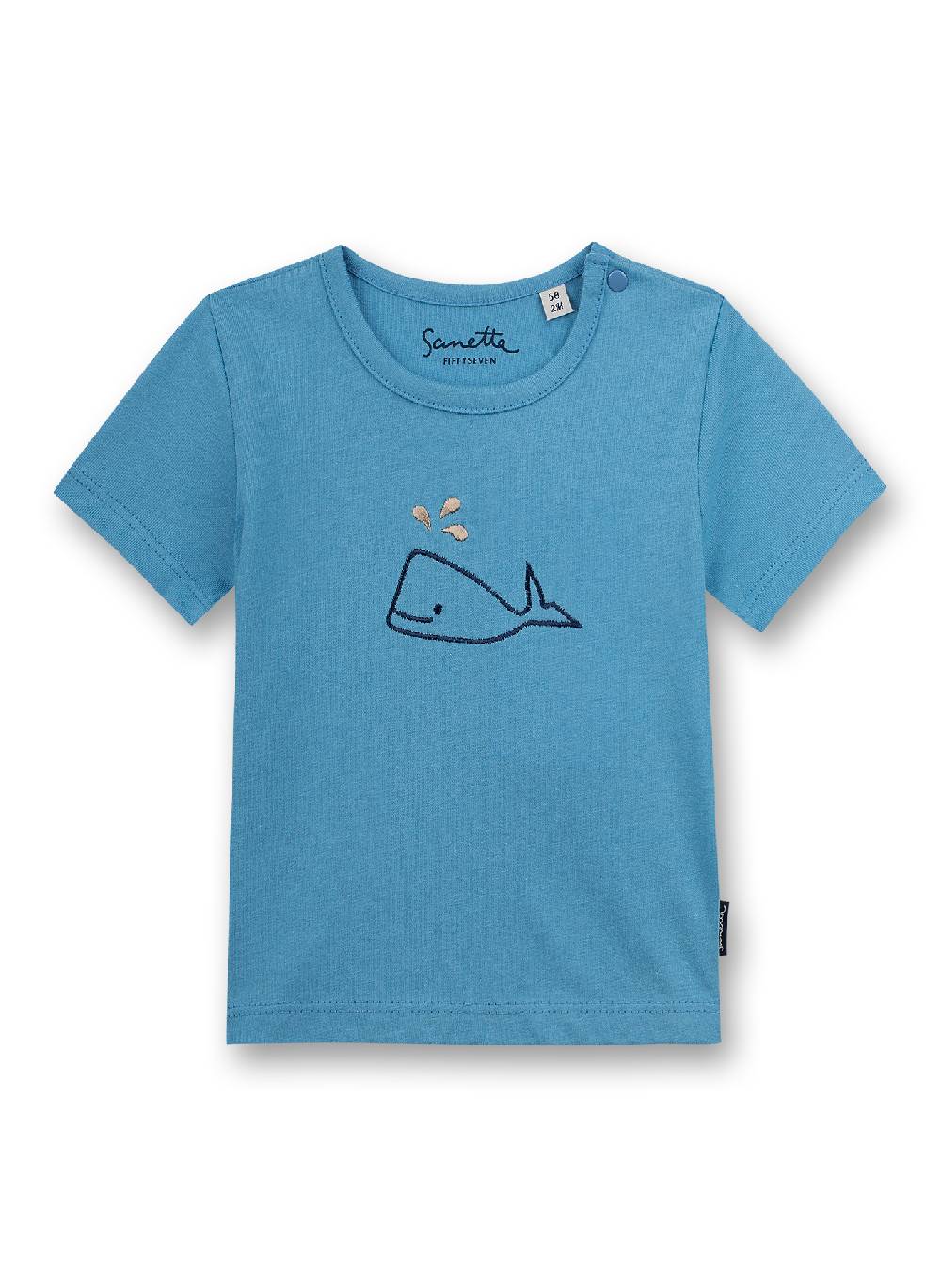 Sanetta Jungen T-Shirt Hellblau Little Whale
