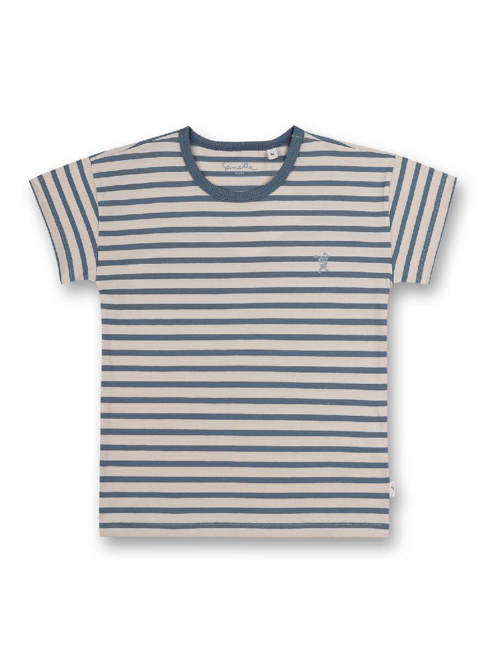 Sanetta Jungen T-Shirt Hellblau Ringel