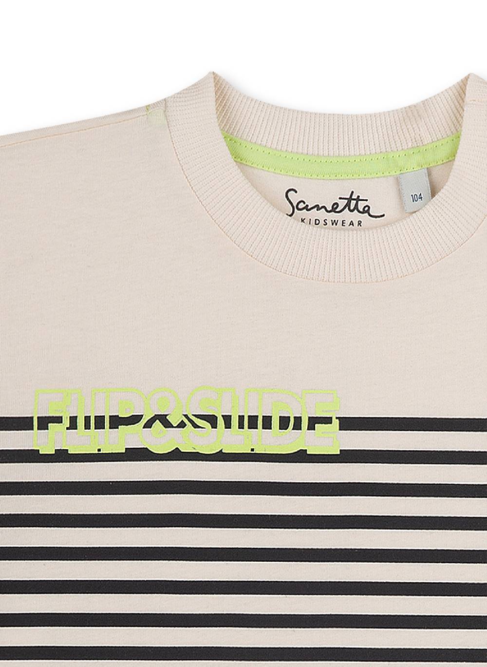 Sanetta Jungen T-Shirt Off-White Skate