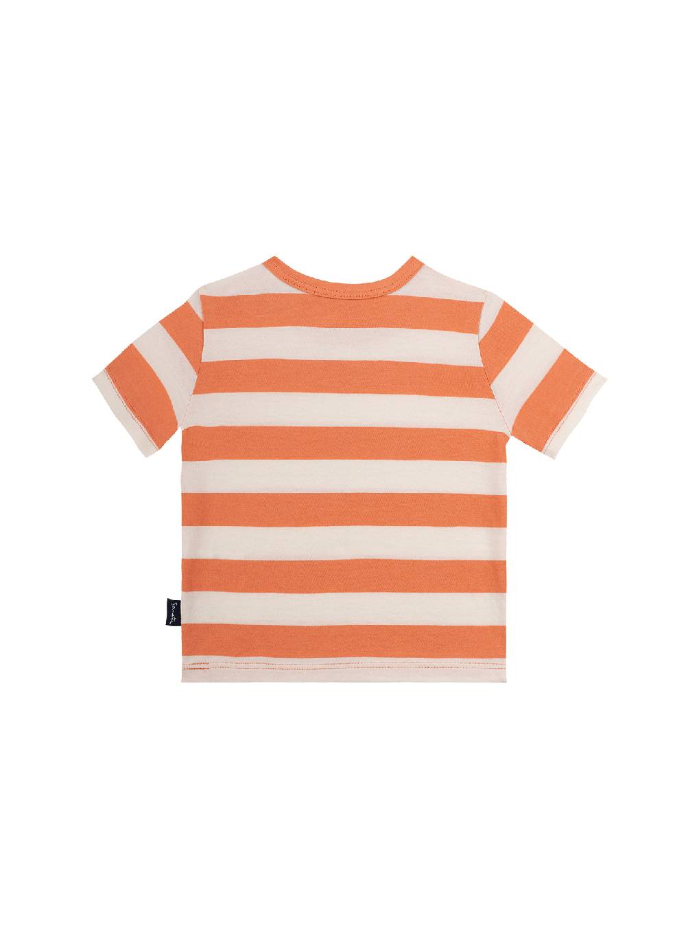 Sanetta Jungen T-Shirt Orange Ringel Green Friends
