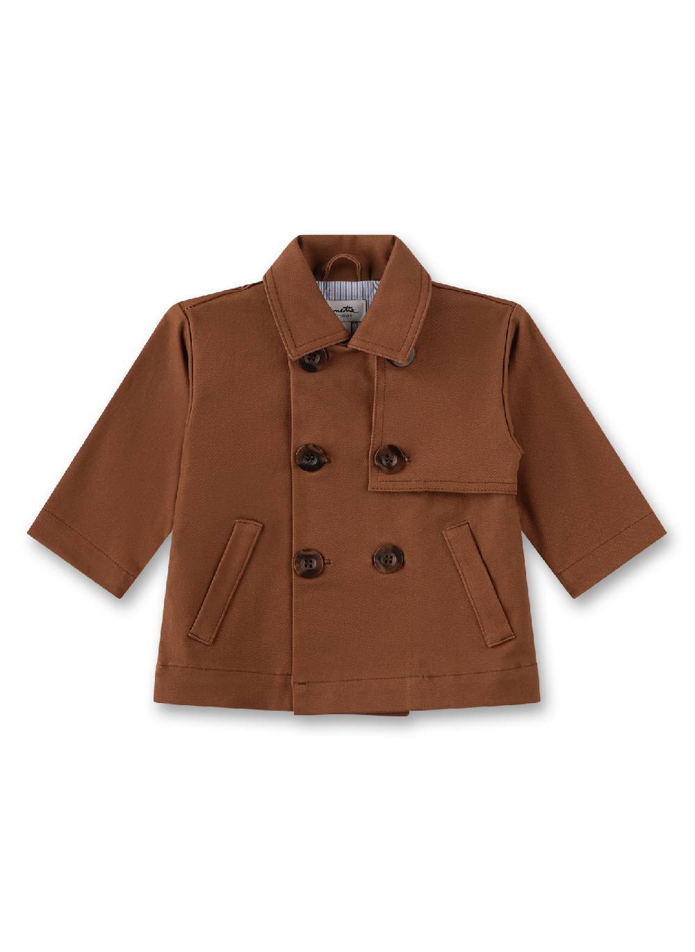 Sanetta Jungen-Trenchcoat Braun