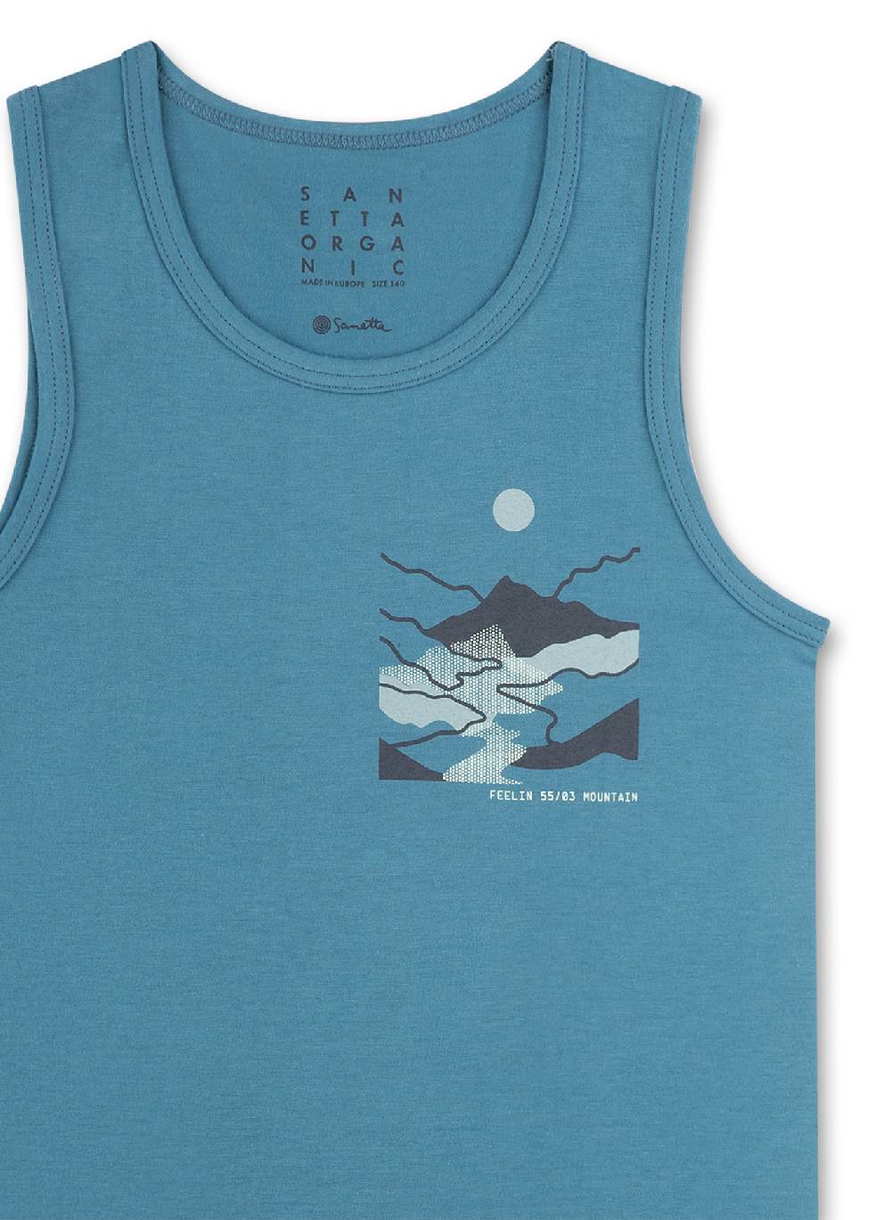 Sanetta Jungen-Unterhemd Blau