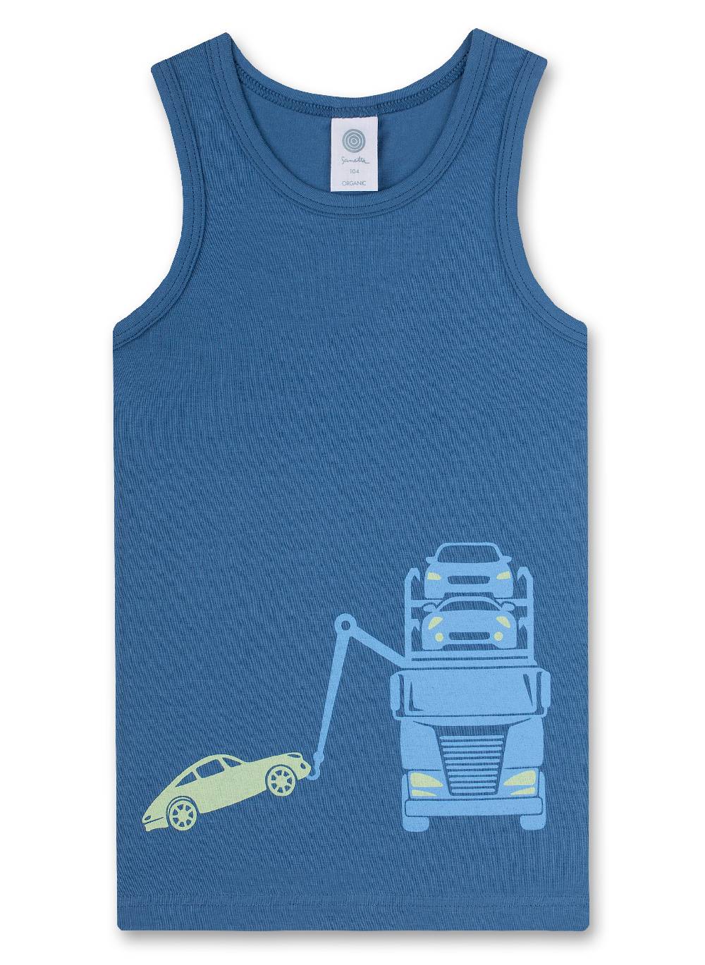 Sanetta Jungen-Unterhemd Blau