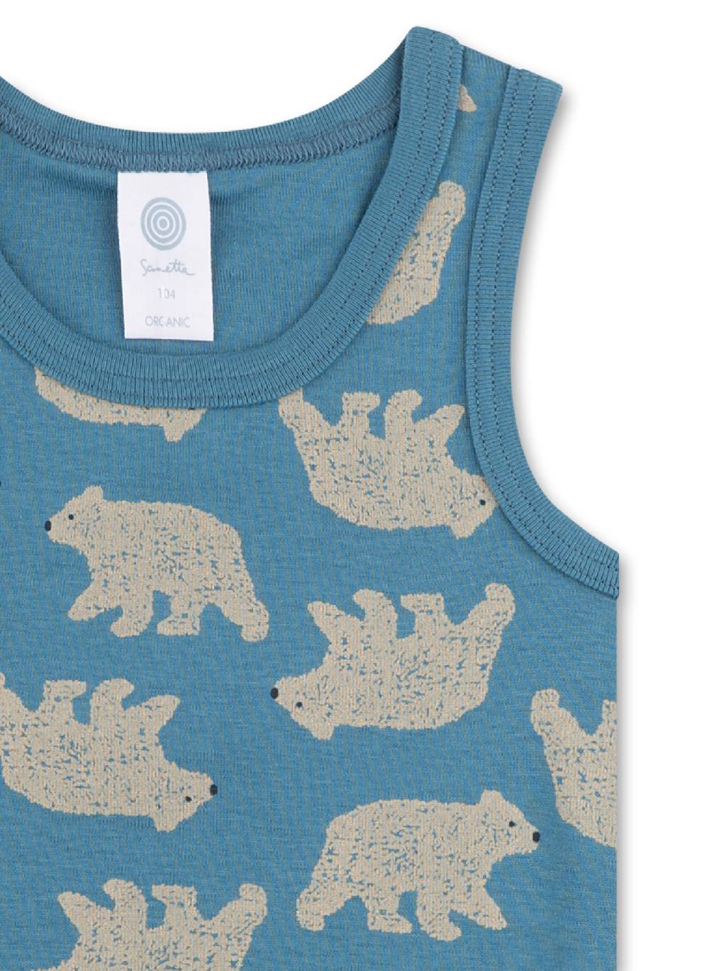 Sanetta Jungen-Unterhemd Blau