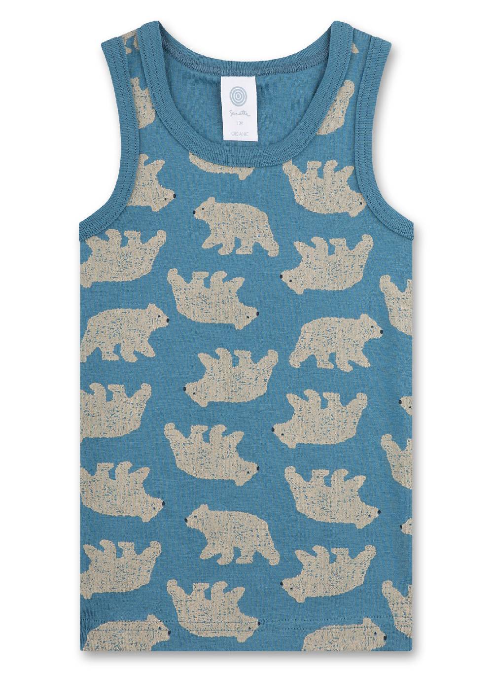 Sanetta Jungen-Unterhemd Blau