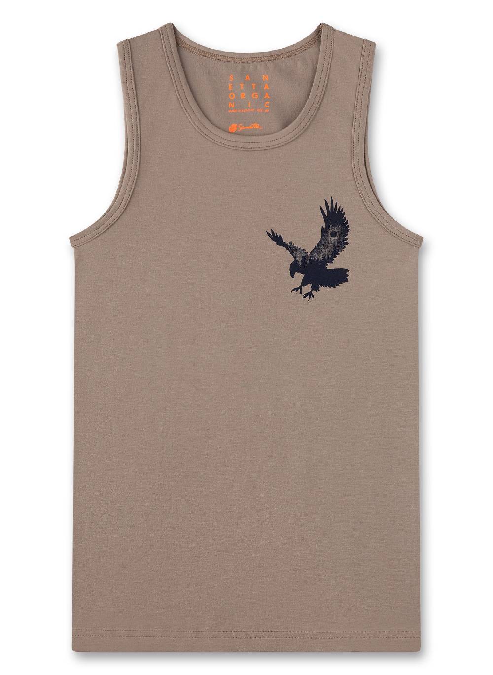 Sanetta Jungen-Unterhemd Braun