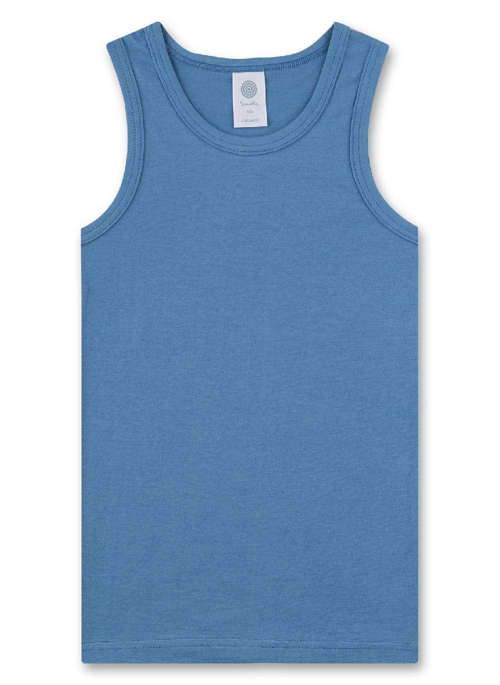 Sanetta Jungen-Unterhemd (Doppelpack) Grau & Blau