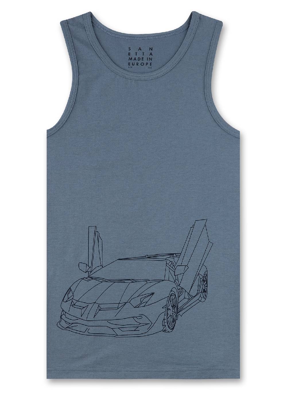 Sanetta Jungen-Unterhemd Grau