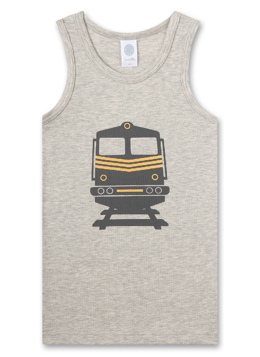 Sanetta Jungen-Unterhemd Grau