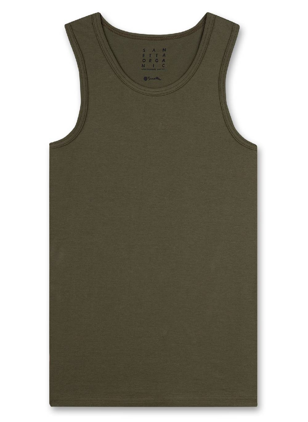 Sanetta Jungen-Unterhemd Grün