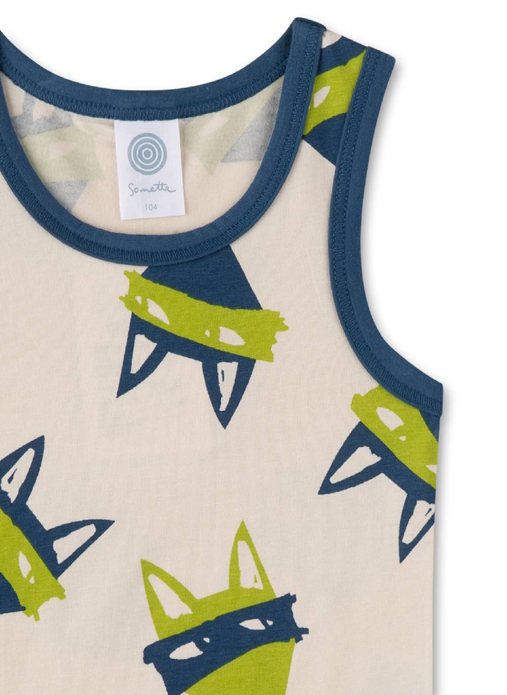 Sanetta Jungen-Unterhemd Mit Füchsen