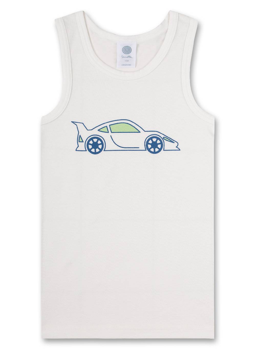 Sanetta Jungen-Unterhemd Off-White