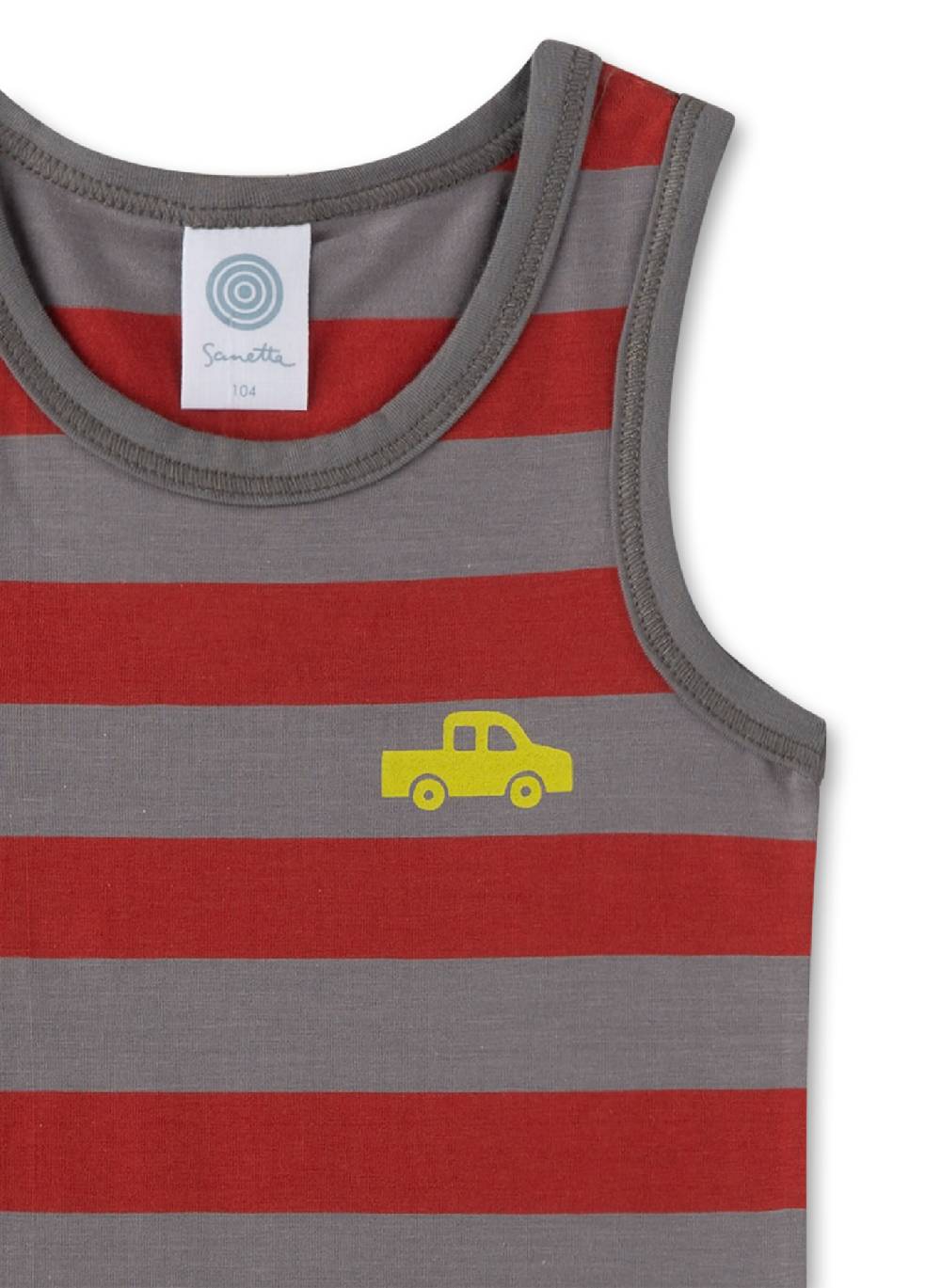 Sanetta Jungen-Unterhemd Rot