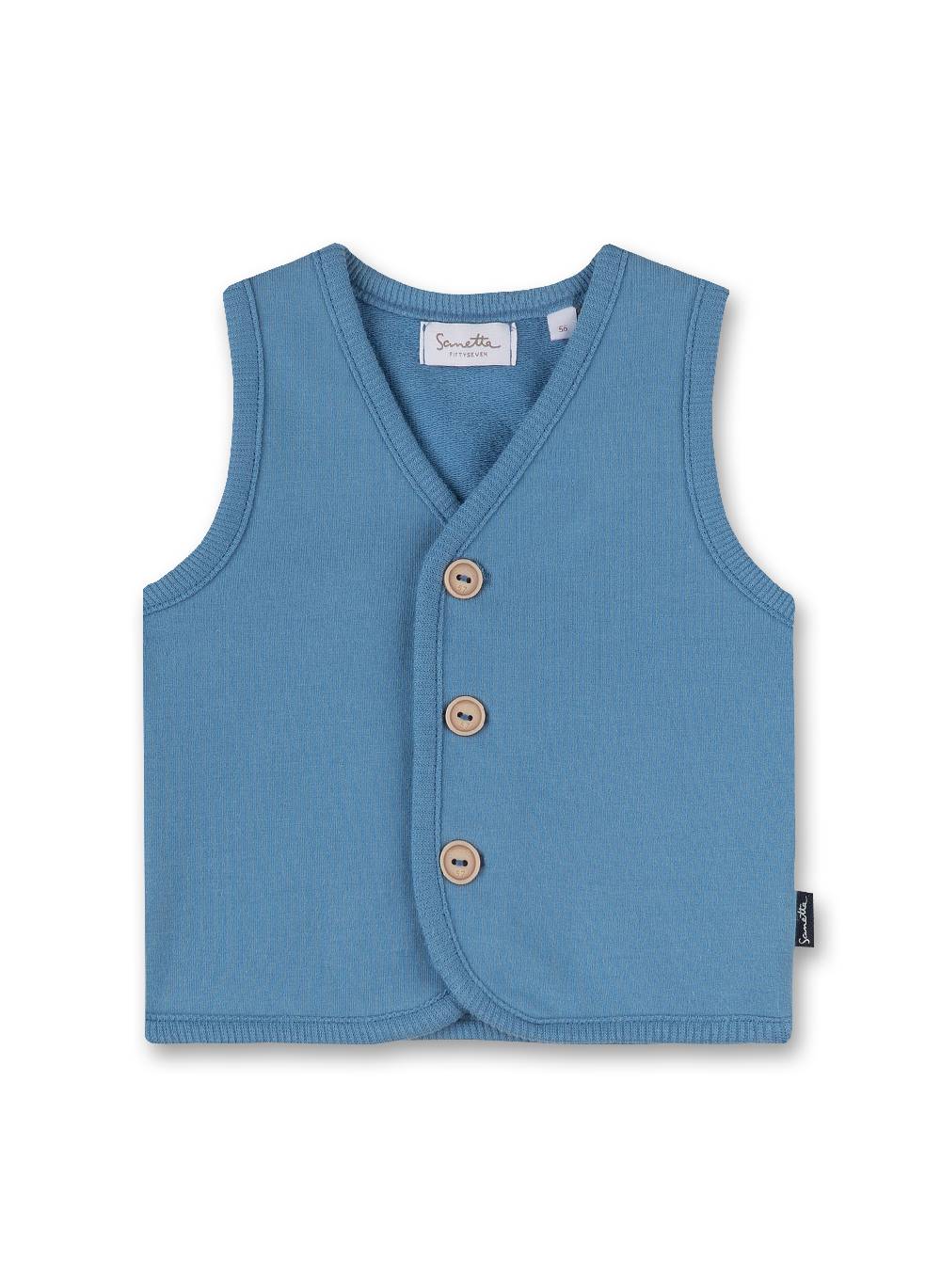 Sanetta Jungen-Weste Blau