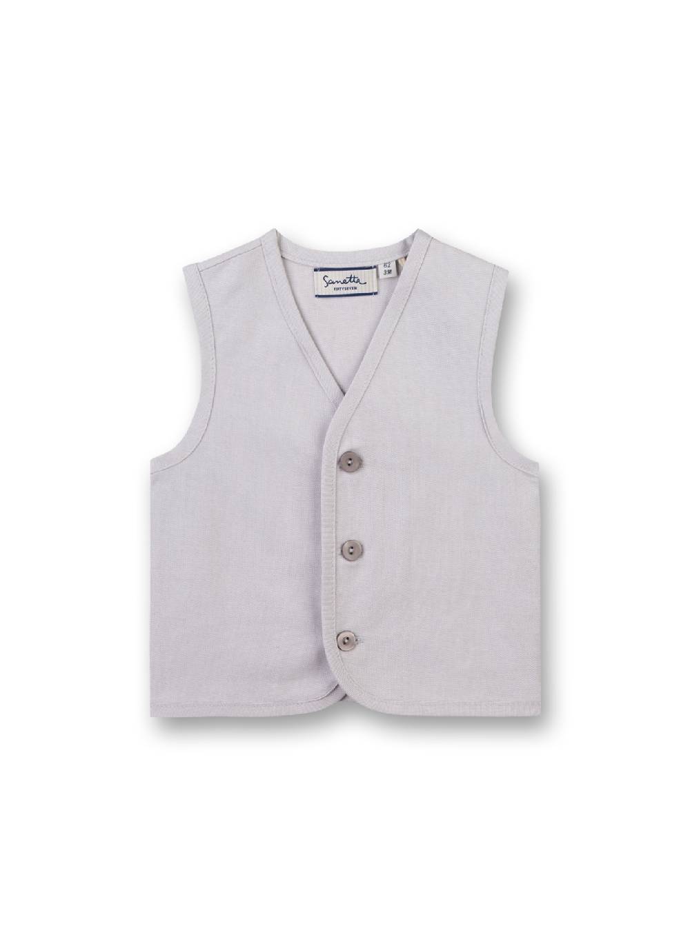 Sanetta Jungen-Weste Grau