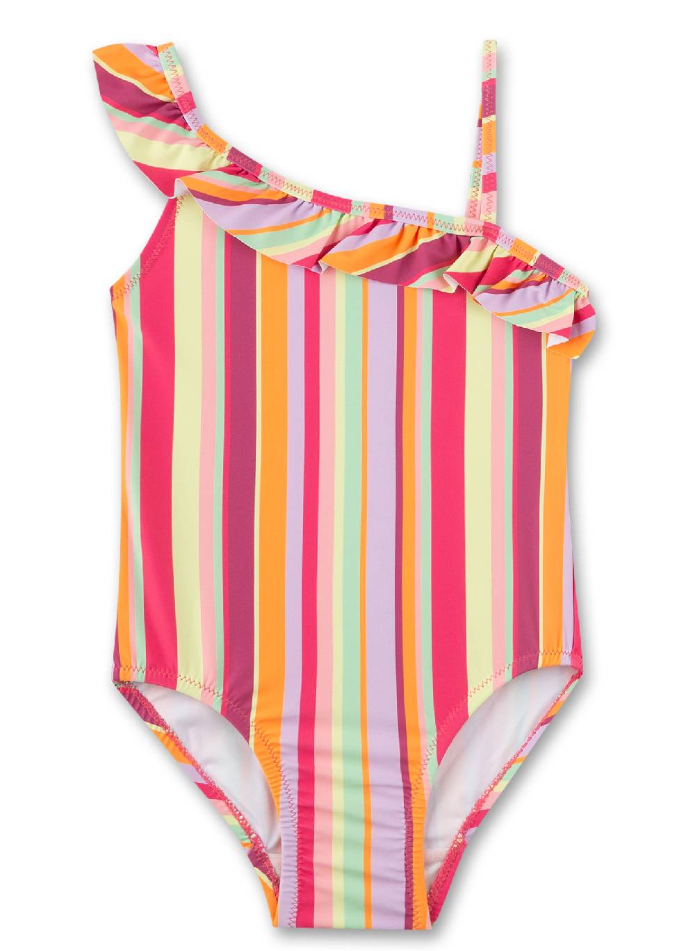 Sanetta Mädchen-Badeanzug Bunt mit Streifen